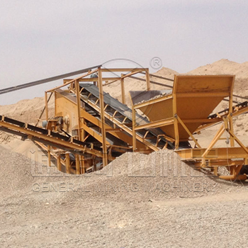 尼泊爾時(shí)產(chǎn)100-200 噸移動式篩砂系統(tǒng)